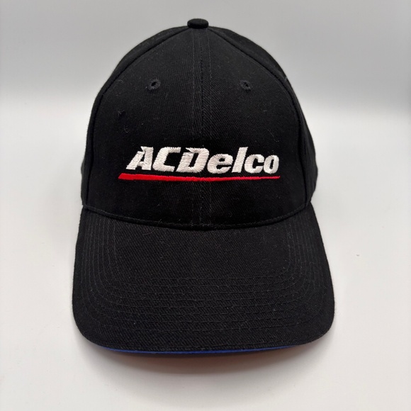 AC Delco Parts Express Solid Black/White Cars Racing Logo Collectible Hat - Picture 1 of 6